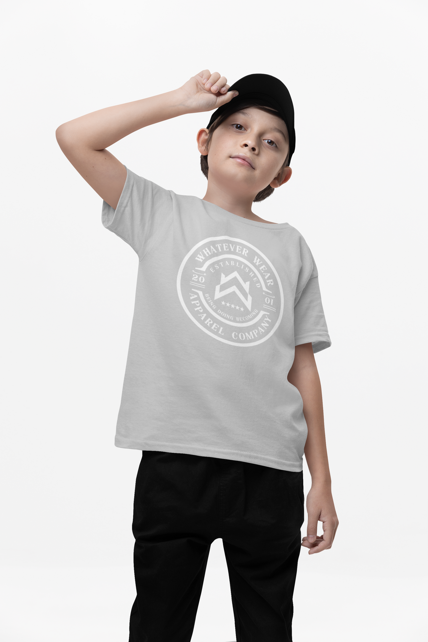 WW Signature Logo Youth Cotton Crew