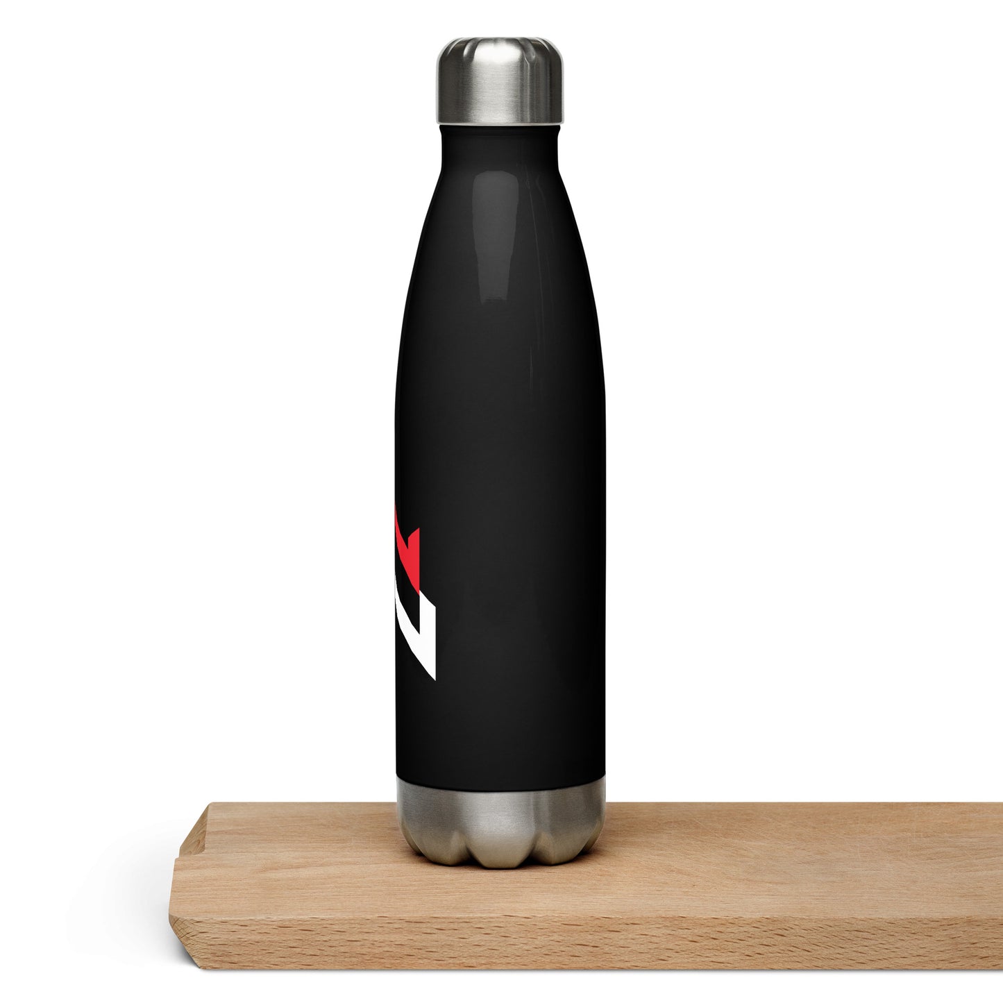 Whatever Wear Stainless Steel Water Bottle -Red/White Logo